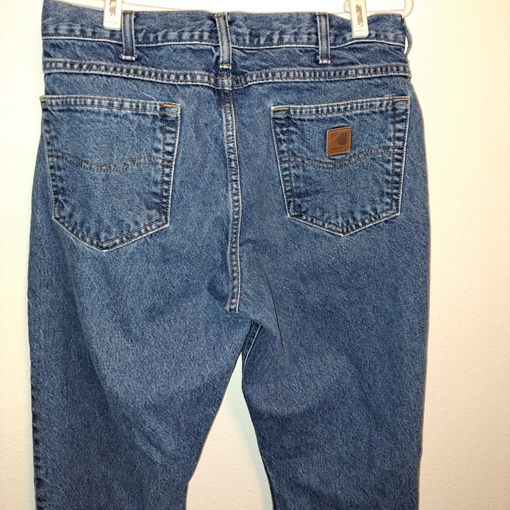 Carhartt B18 Traditional Fit Men's Denim Blue Jeans W34x30